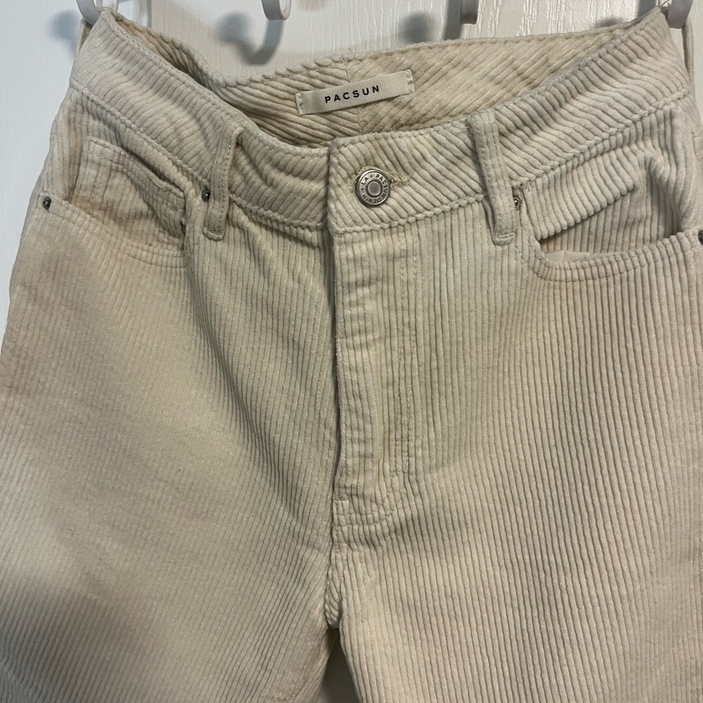 PacSun Light Tan Corduroy Pants